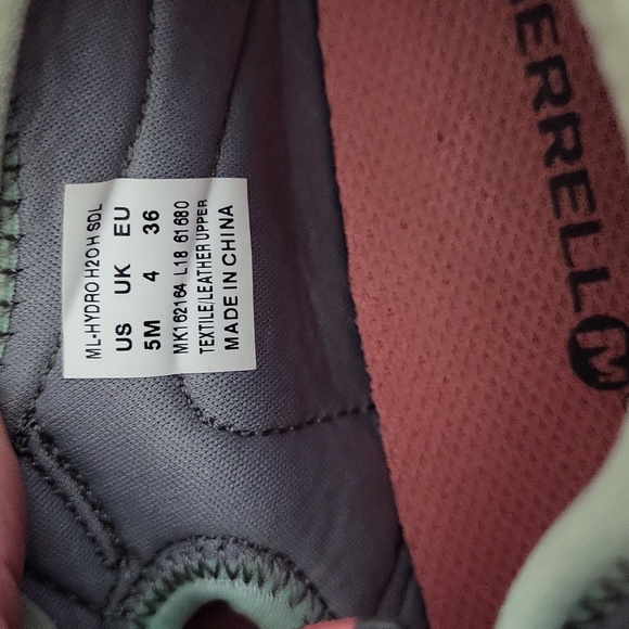 🛍Merrell Hyrdo H20 Womens 5M Hiking Sandal Leather Waterproof Adustable Strap - Picture 7 of 14